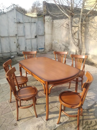 صندلی لهستانی با میز نهار خوری مدل ۵ تیره|میز و صندلی غذاخوری|کرج, کمال‌شهر|دیوار