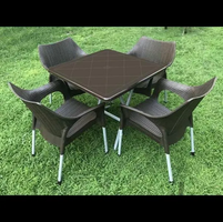 میز و صندلی پلاستیکی باغی مدل حصیری|میز و صندلی غذاخوری|تهران, سلسبیل|دیوار