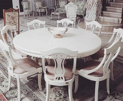 میز نهار خوری  میز نهارخوری و صندلی راش گیتار|میز و صندلی غذاخوری|تهران, نعمت‌آباد|دیوار